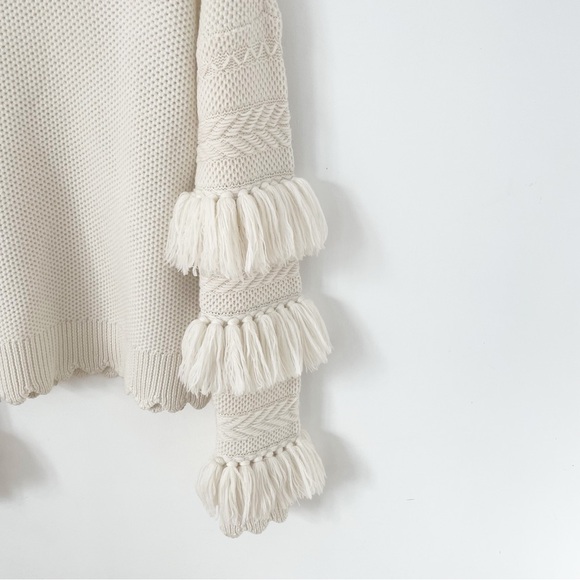 Jonathan Simkhai Wool
Tassel Knit Turtleneck In Neutral size S - Picture 9 of 16